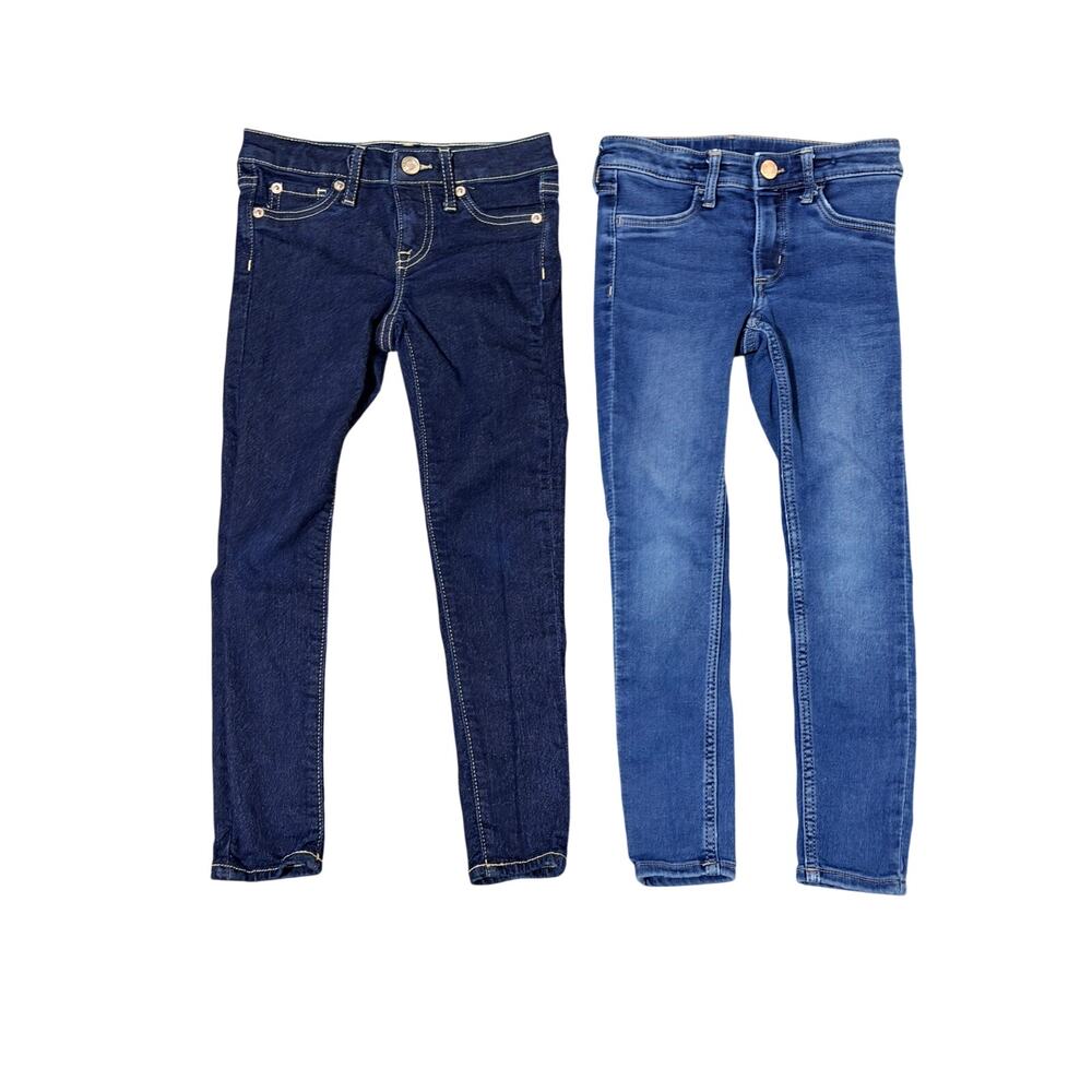 Gap Super Stretch Skinny & H&M Skinny Fit Jeans Lot Size Kid's 6